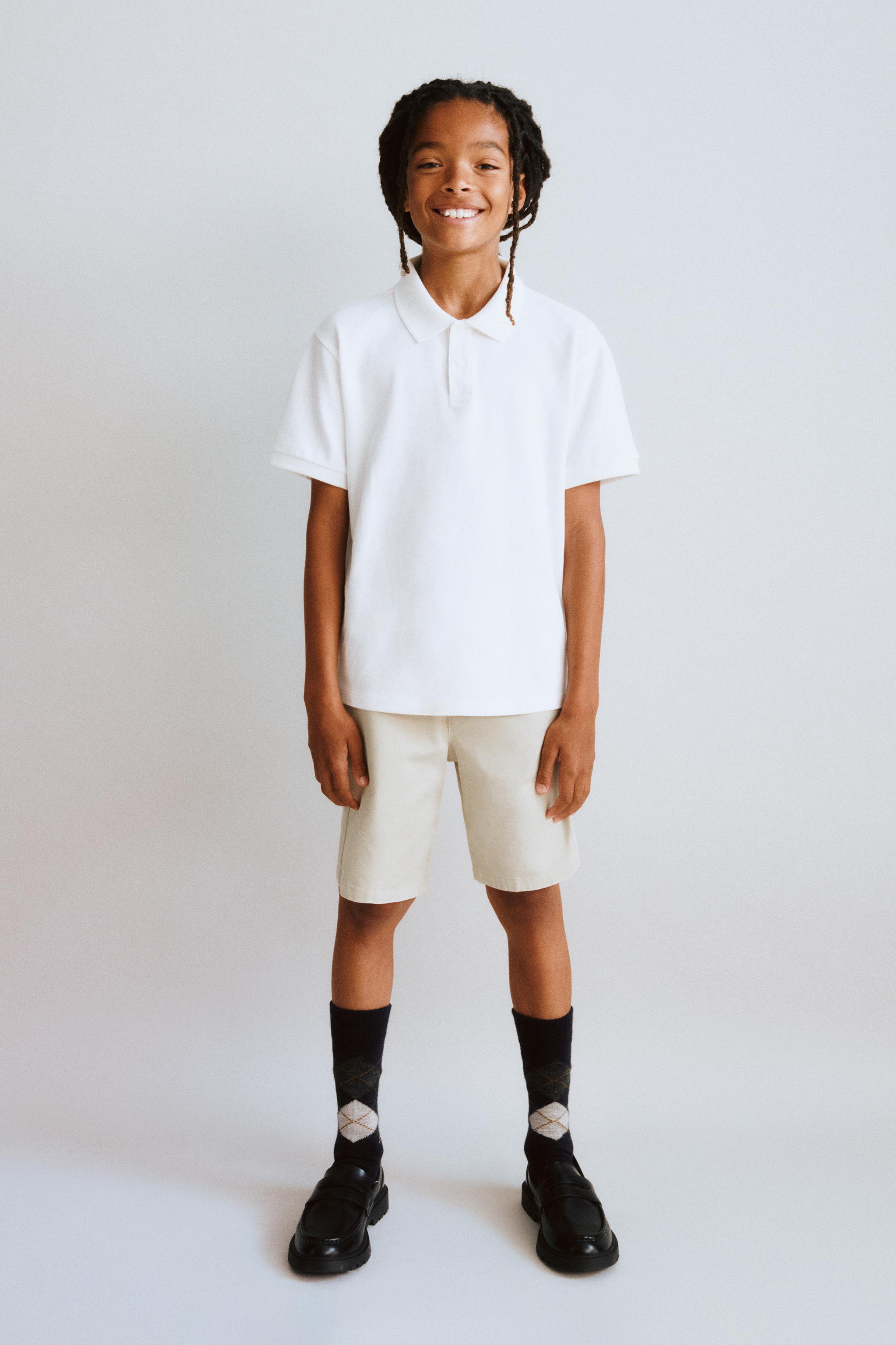 BASIC PIQUÉ POLO — White