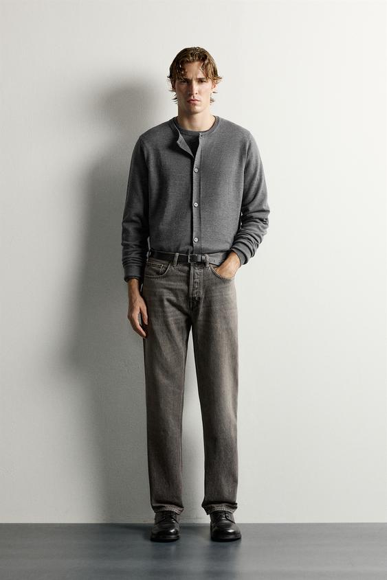 STRAIGHT-LEG JEANS - Grey by Zara - Image 0