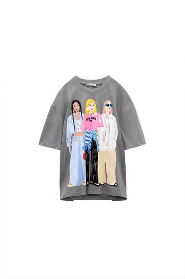 GIRLS PRINT T-SHIRT