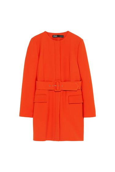 BELTED FROCK COAT