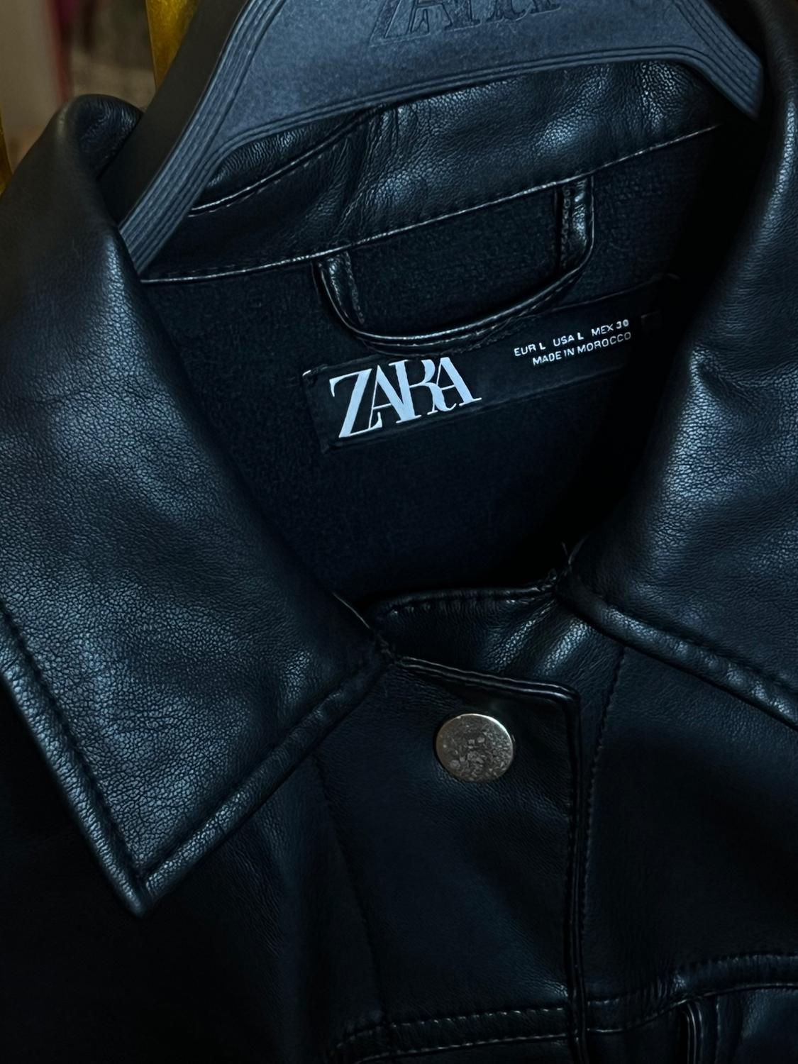 FAUX LEATHER OVERSIZE JACKET - Image 3