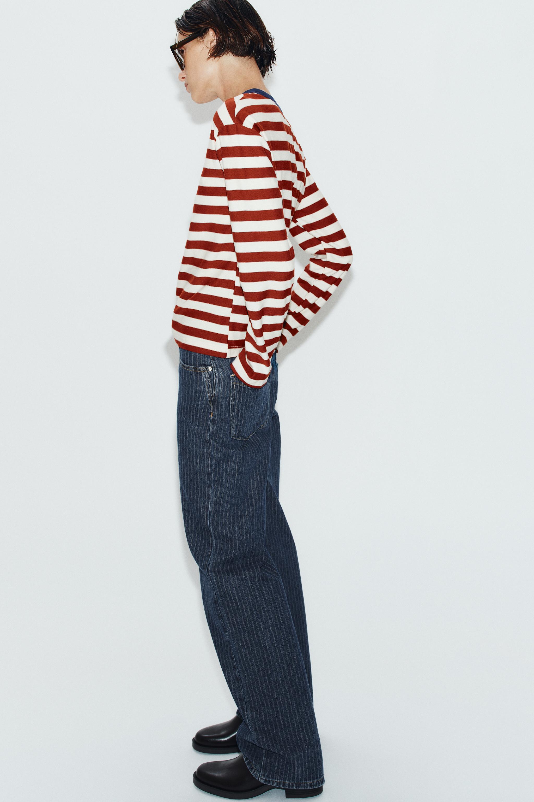 Zara GENİŞ ÇİZGİLİ T-SHIRT görsel 3