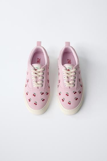 TENNIS EN COTON BRODÉS - Rose de Zara - Image 4