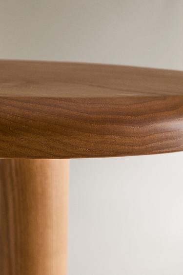 ASH WOOD STOOL - Light beige by Zara - Image 3