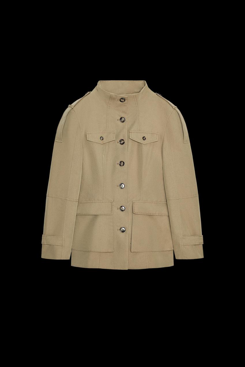 TABBED POCKET JACKET