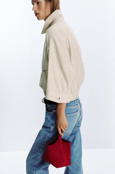 VESTE SAHARIENNE EN LIN - Sable de Zara - Image 5