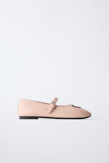 ბალერინას ფეხსაცმელი გული - Zara-ს Pink - სურათი 0