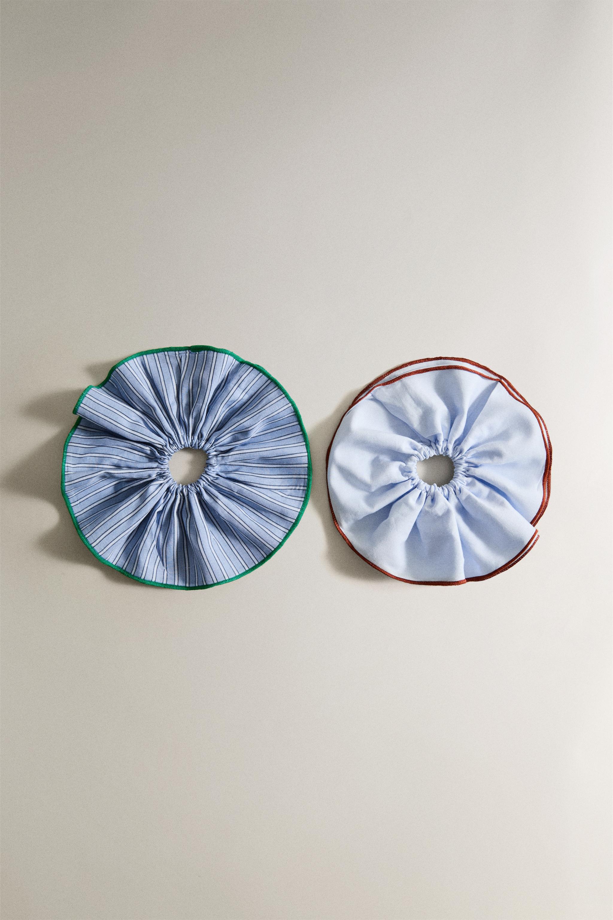 KIDS STRIPED SCRUNCHIE PACK (PACK OF 2)