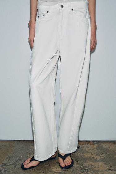 JEAN ZW COLLECTION ANKLE RELAXED TAILLE NORMALE - Blanc de Zara - Image 1