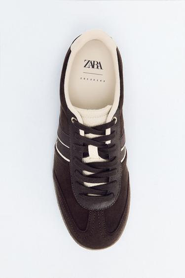 ZAPATILLAS DEPORTIVAS - Marrón de Zara