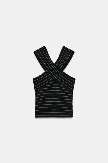 TOP GURUTZATUA, BOUCLÉ - Beltza / Zuria, Zara-rena