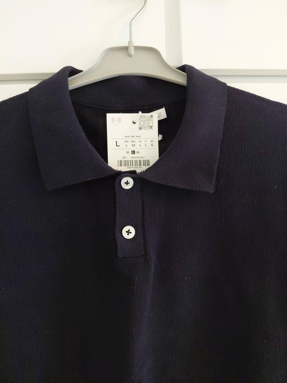 REGULAR FIT TEXTURED KNIT POLO SHIRT - Image 2