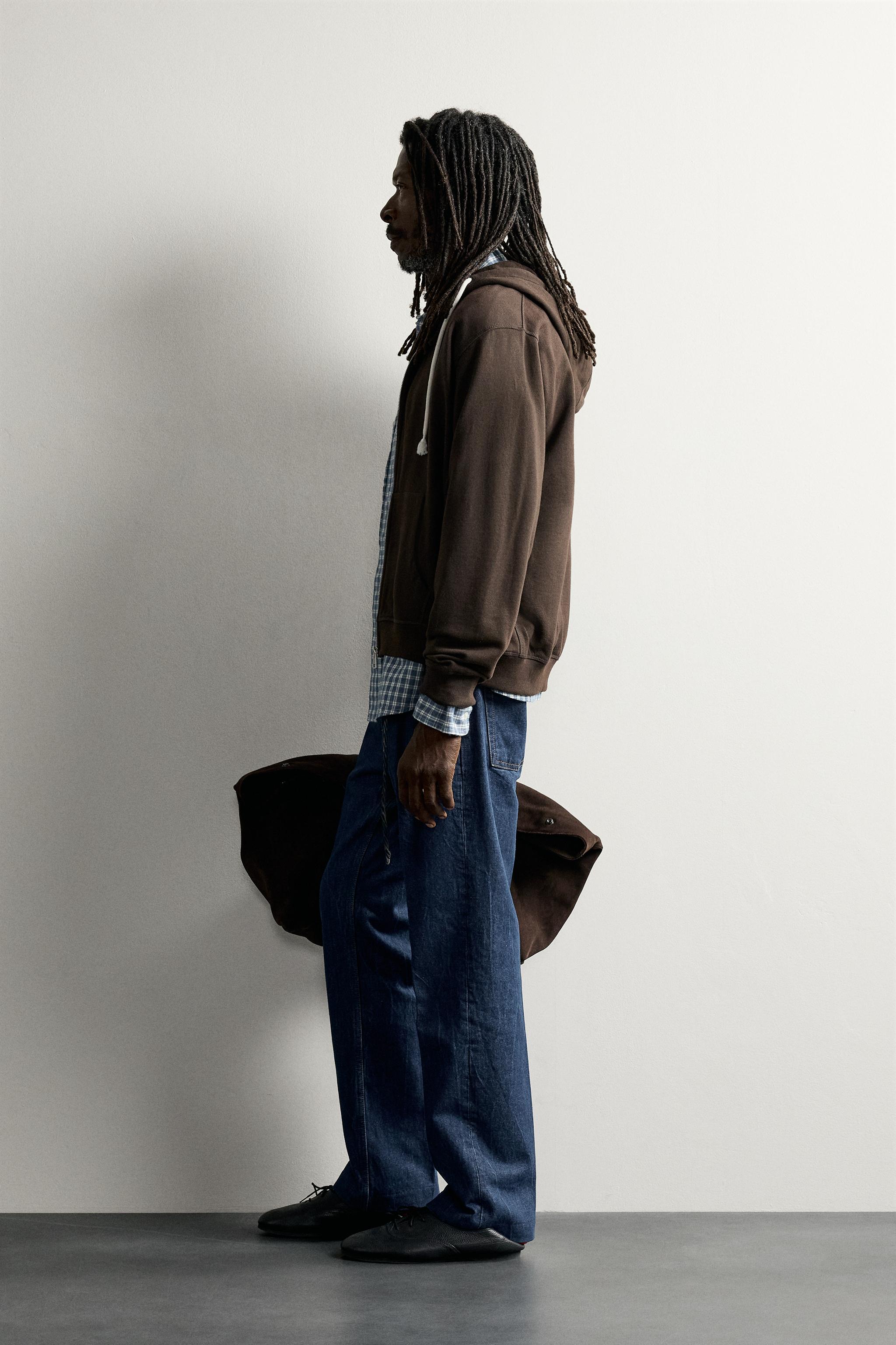 Мужские худи Zara AARON LEVINE X ZARA RELAXED FIT — фото 4