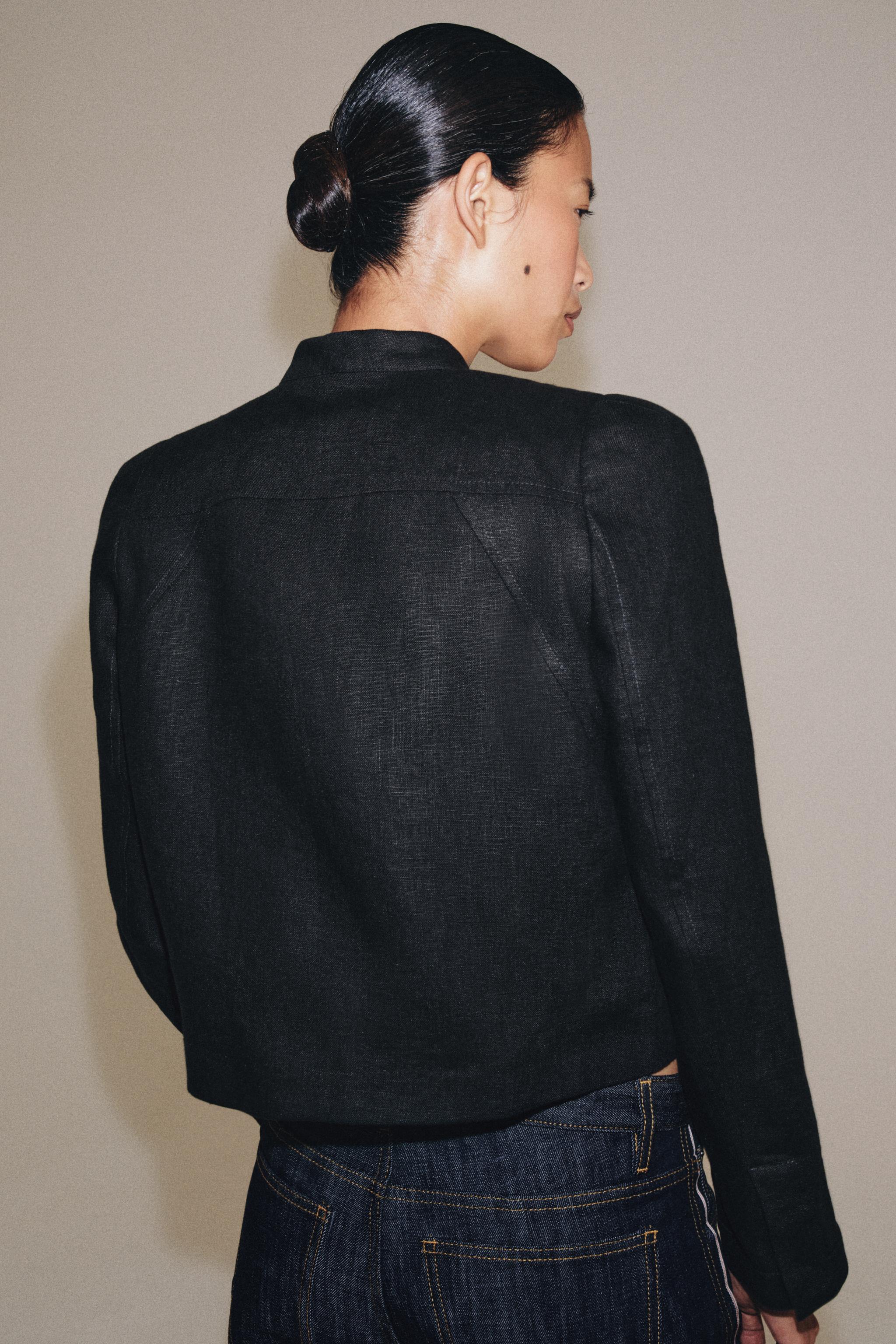 100% LINEN ZW COLLECTION JACKET