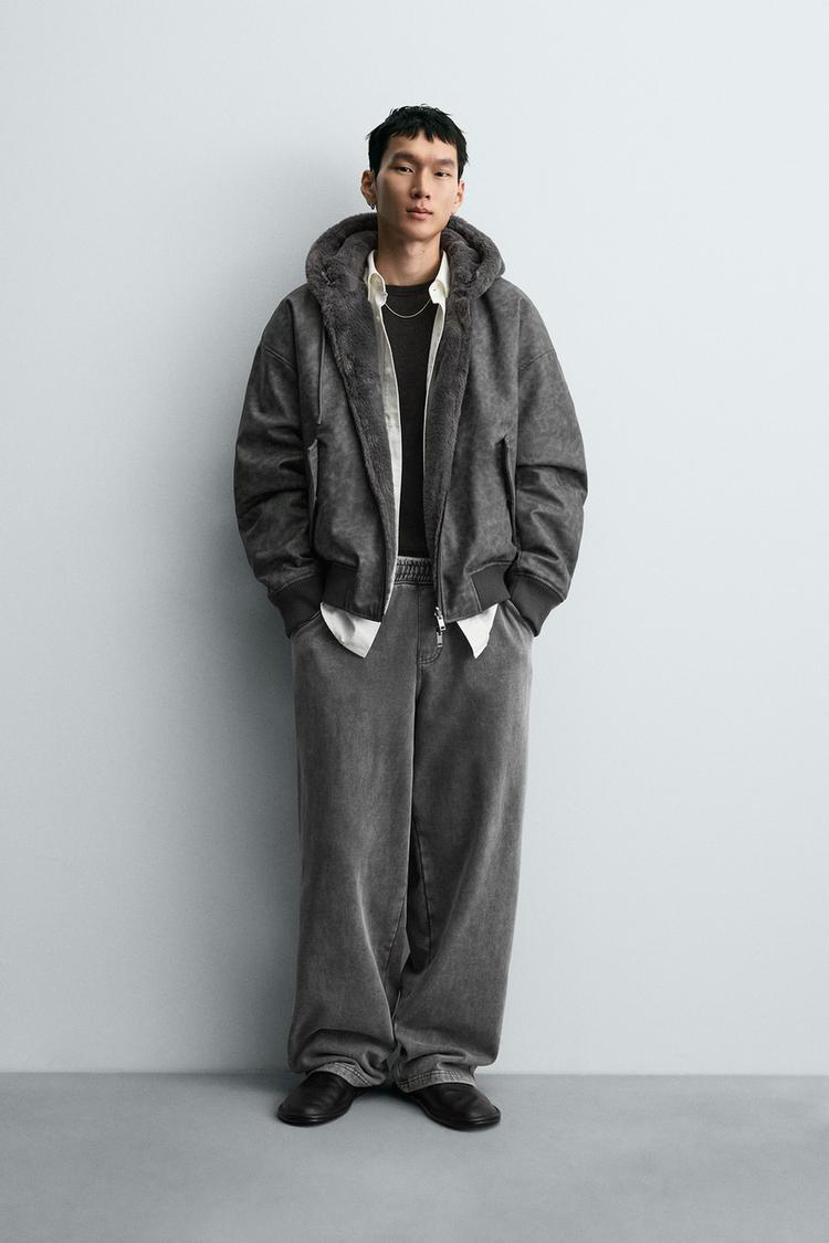 Giubbotto Pelle Giubbotti Invernali Uomo Zara Giubbotto Biker Zara