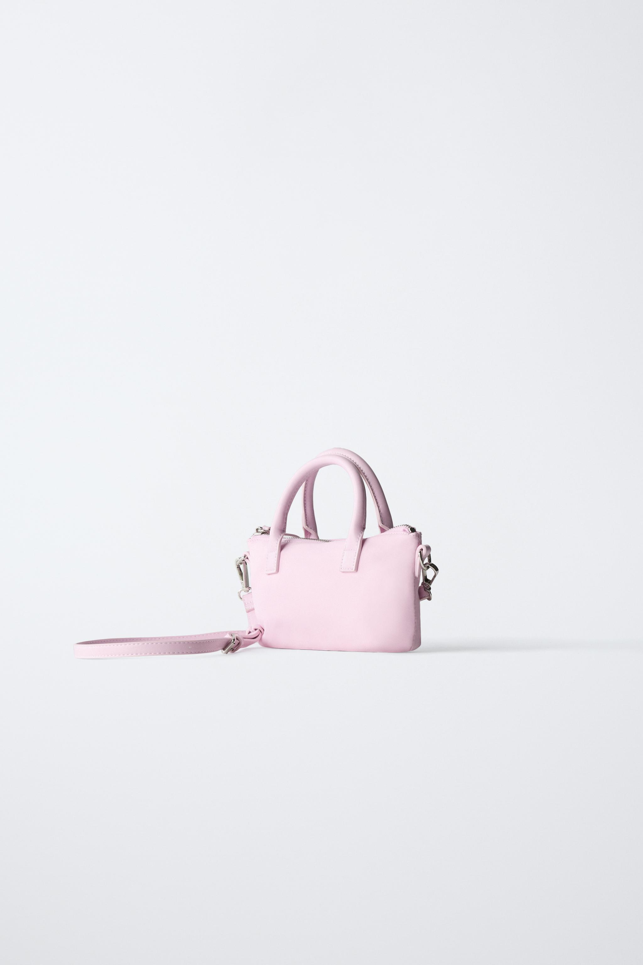 NYLON CROSSBODY BAG - Mauve | ZARA United States