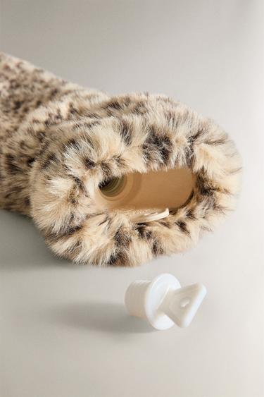 ANIMAL PRINT HOT WATER BOTTLE - Cream by Zara - Image 3