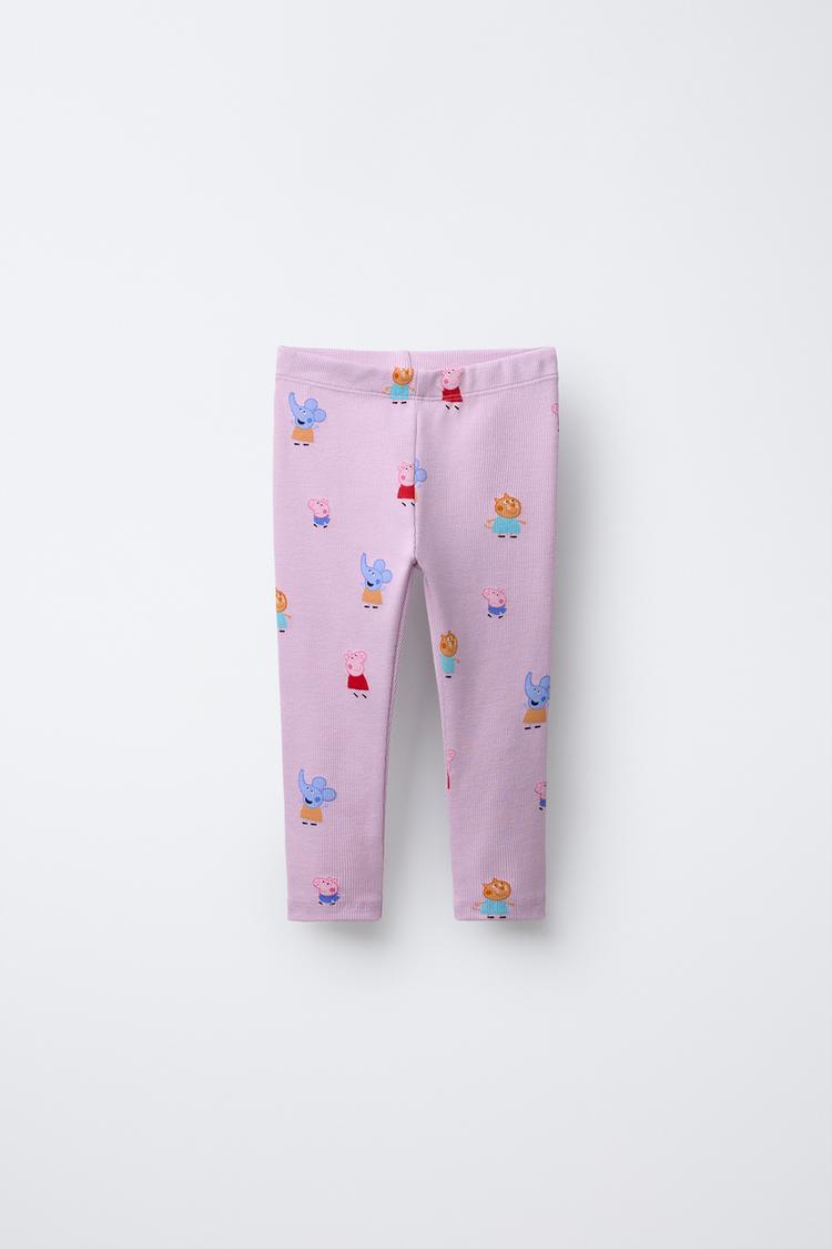 Set Maglietta E Leggings Peppa Pig Per Bambine | Cotone Elastico, Maniche Lunghe | Con Stampa Glitterata - Foto 8