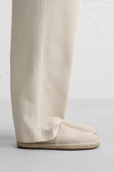 KNITTED ESPADRILLES - Ecru by Zara - Image 0