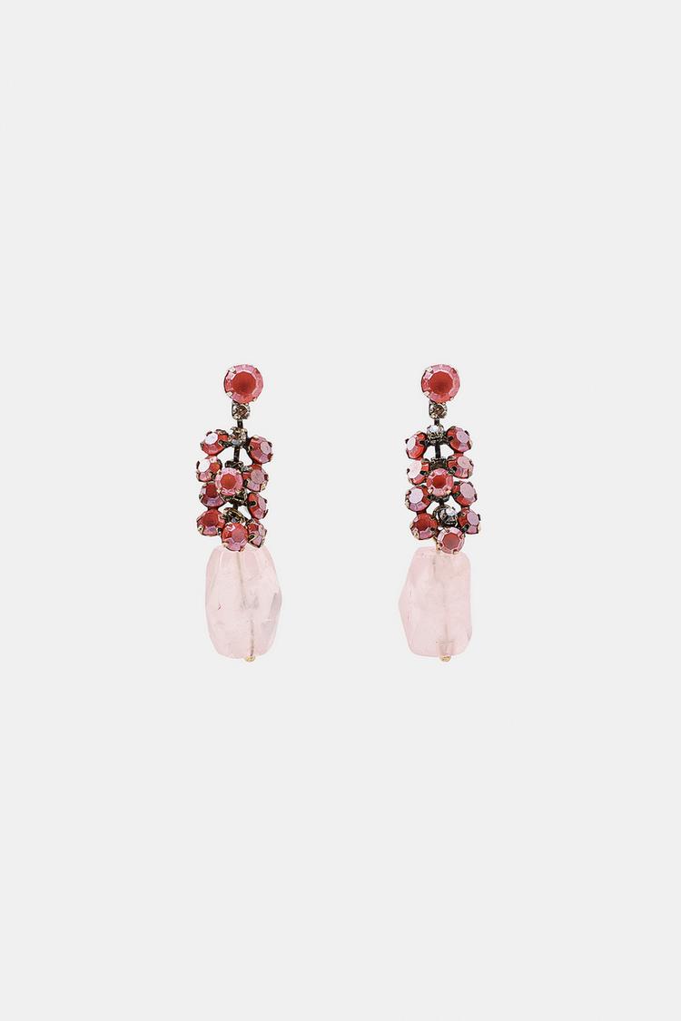 ARETES DE PIEDRA BRILLANTE 3