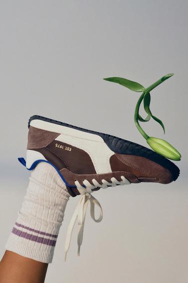 3-PACK OF STRIPED LONG SOCKS - Purple marl by Zara