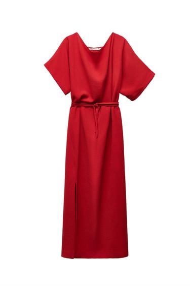 ZW COLLECTION LONG DRESS WITH BELT