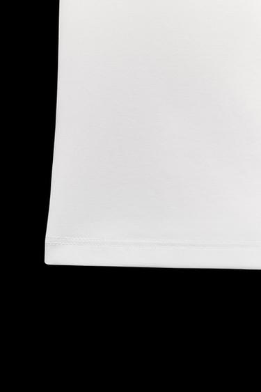 POLYAMIDE TOP WITH WIDE STRAPS - Ecru by Zara