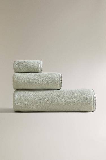 SERVIETTE DE BAIN PICUETA - Vert clair de Zara