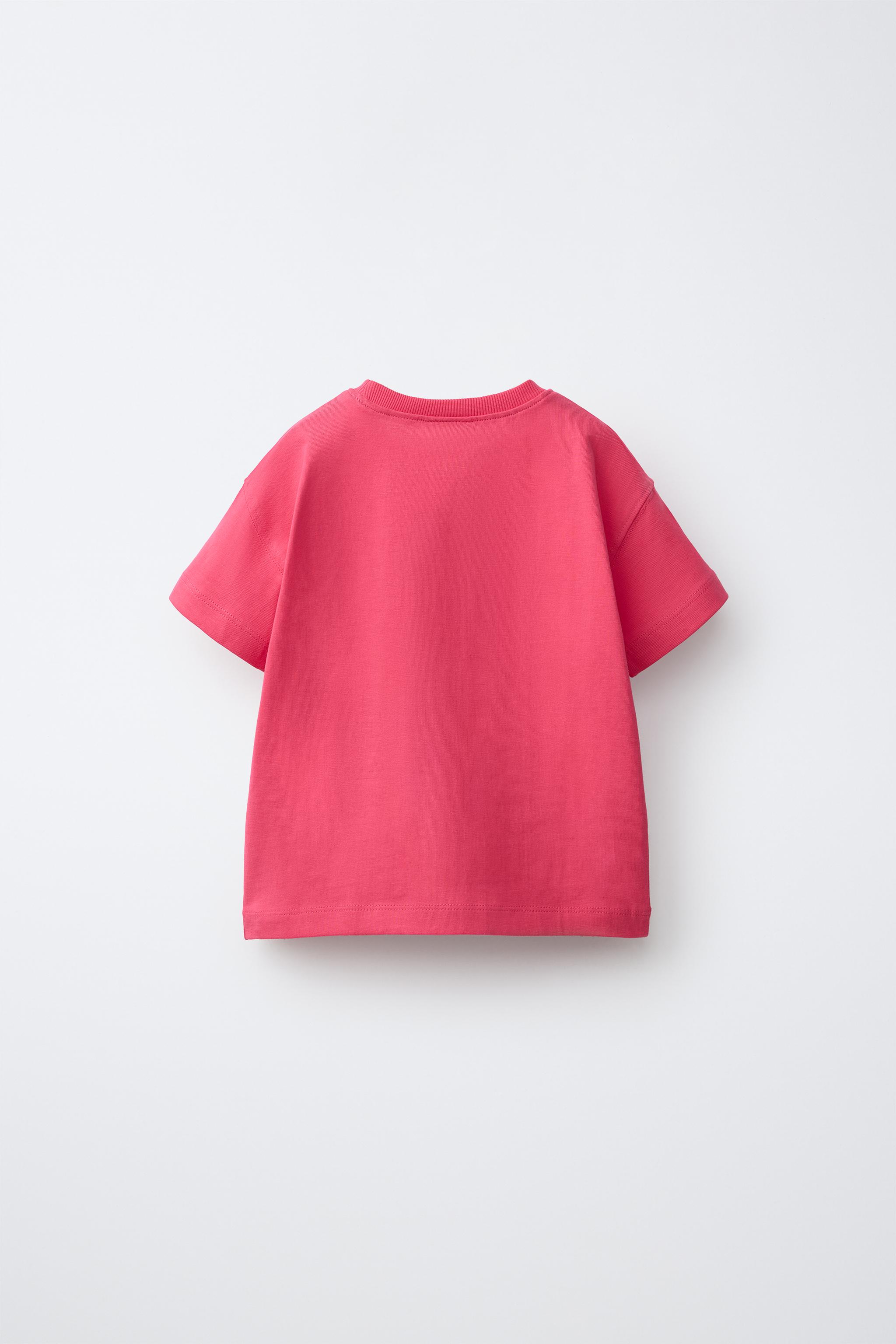 Детские футболки Zara EMBROIDERED POCKET T-SHIRT — фото 2