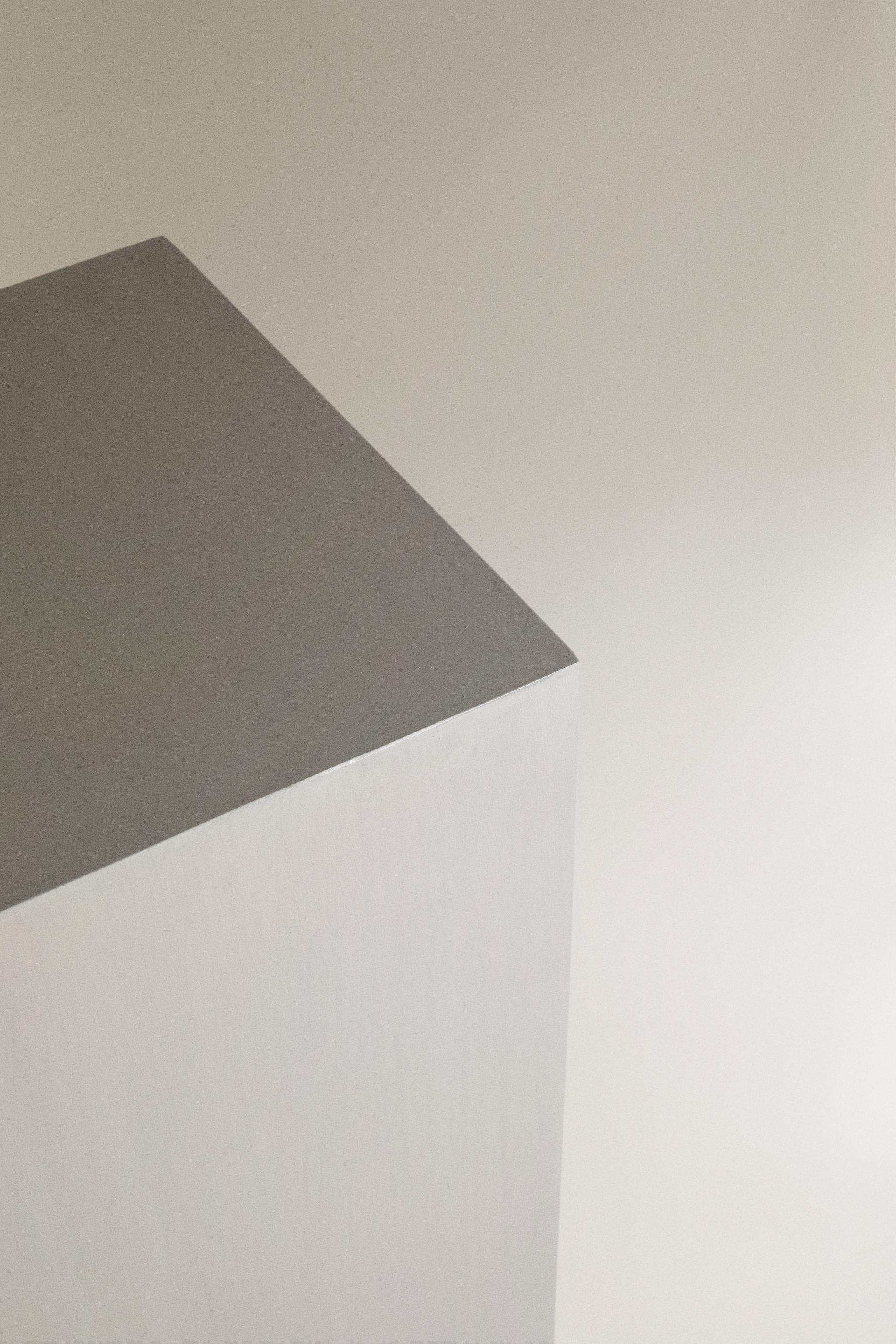 BRUSHED STAINLESS STEEL PEDESTAL | STUDIO MARY LENNOX