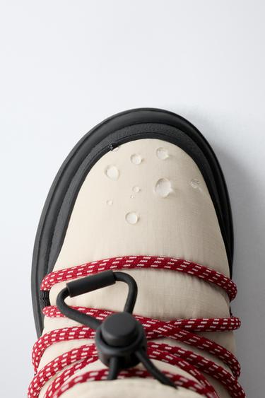 WATER-REPELLENT SNOW BOOTS - White by Zara - Image 7