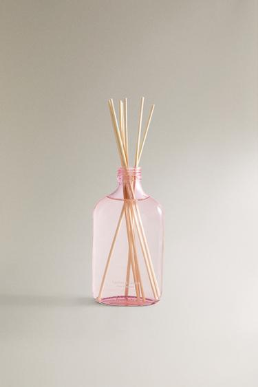(200 ML) DIFFUSEUR DE PARFUM D’AMBIANCE À BÂTONNETS LYCHEE & LEMON - Rose clair de Zara - Image 0