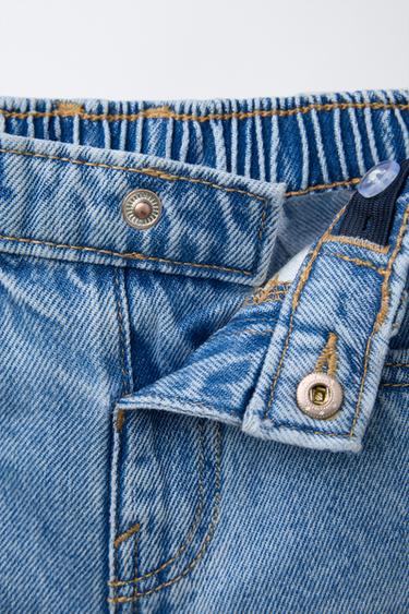 BERMUDA EN DENIM SKATER - Bleu clair de Zara - Image 2