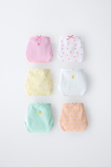 1 1/2-6 AÑOS/ PACK SEIS BRAGUITAS FRUTAS - Multicolor de Zara