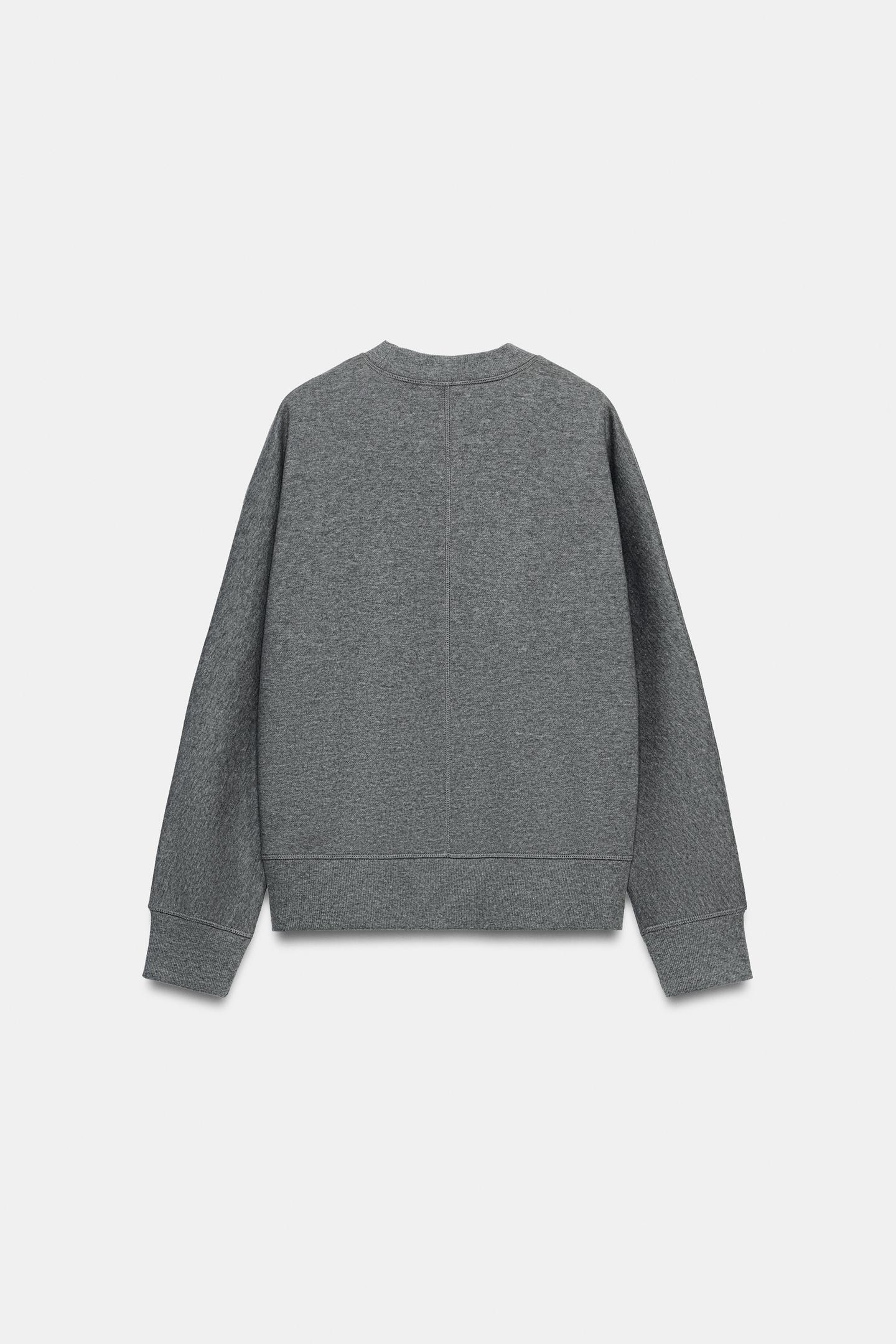 Женская толстовка Zara Basic Fleece — фото 7