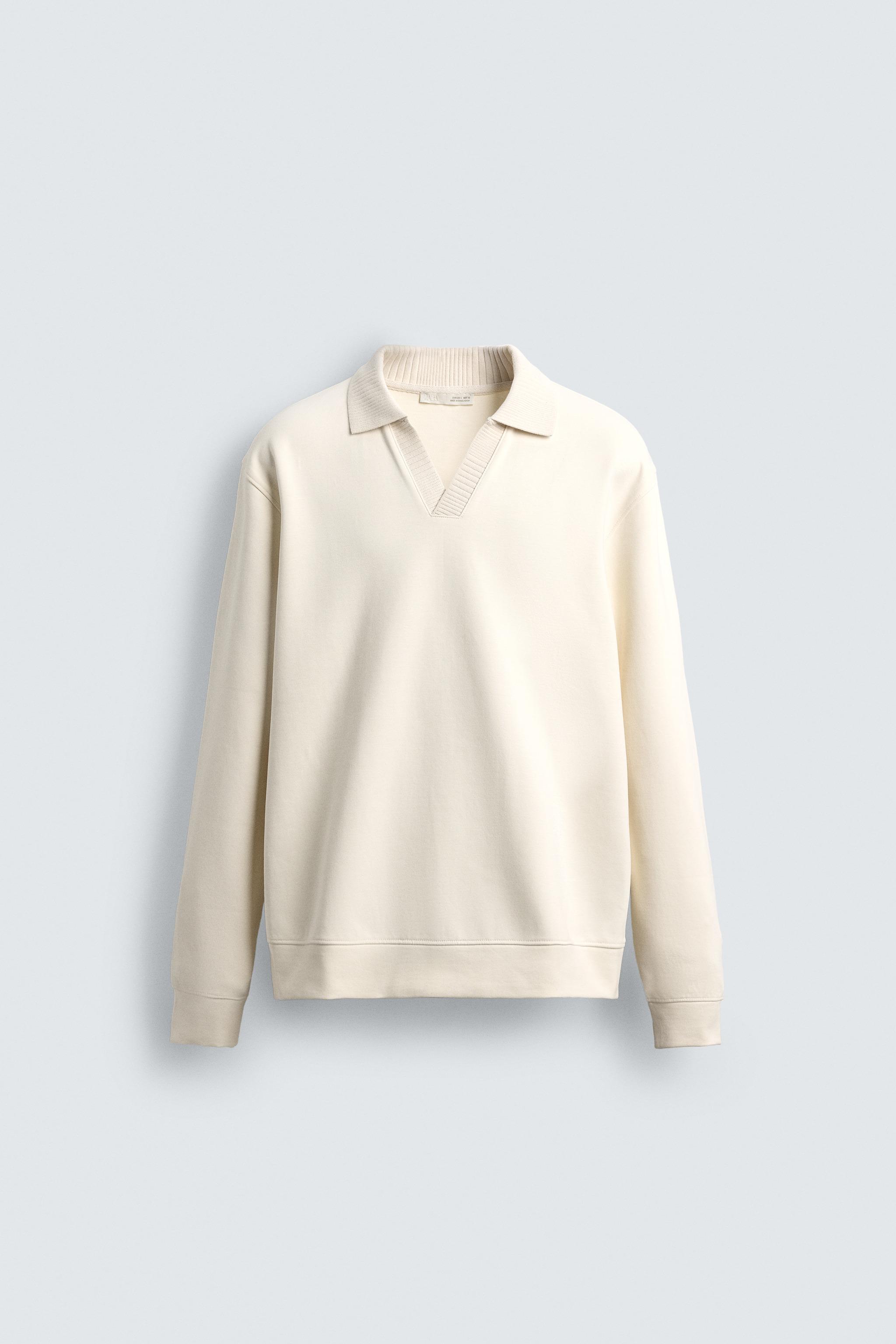 INTERLOCK POLO SWEATSHIRT