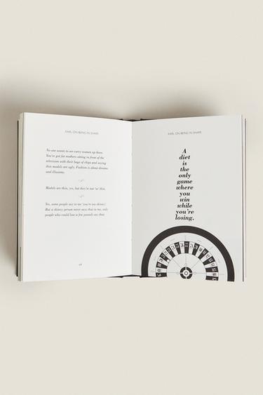 THE WORLD ACCORDING TO KARL BOOK - Black by Zara - Image 4