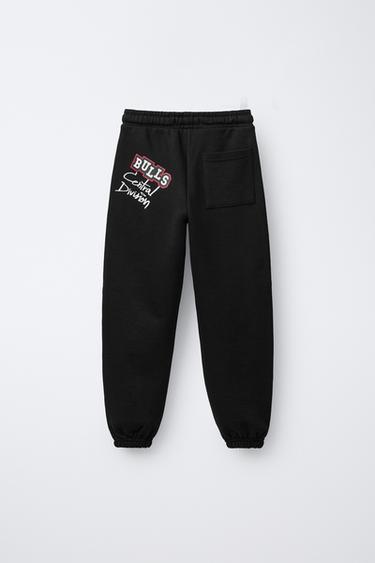 CHICAGO BULLS NBA JOGGER TROUSERS - Black by Zara - Image 1