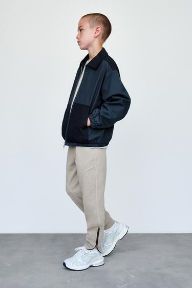 JOGGER TROUSERS WITH ZIPS - Sand by Zara - Image 5