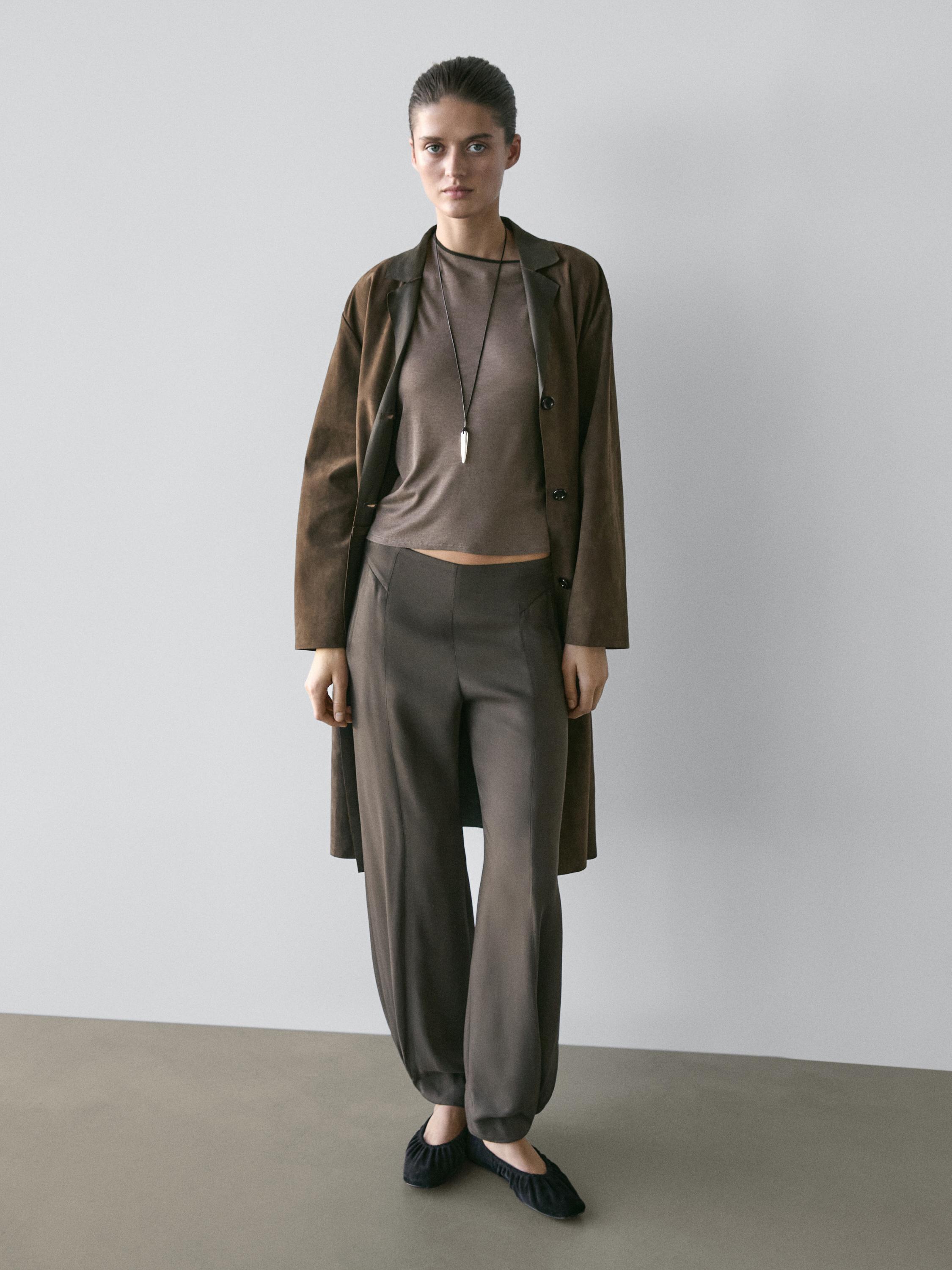 Flowing sarouel trousers