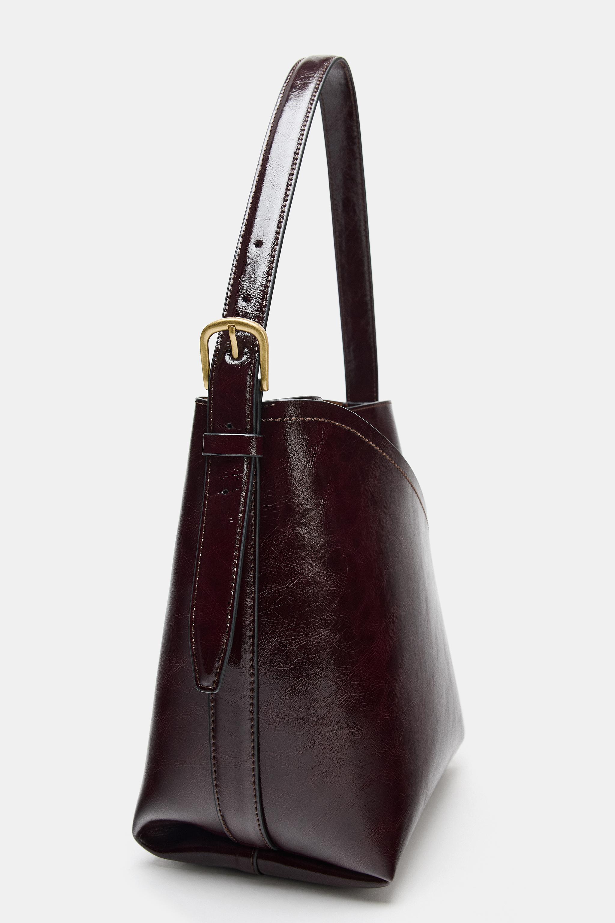 Женские сумки Zara ASYMMETRIC POCKET SHOULDER — фото 2