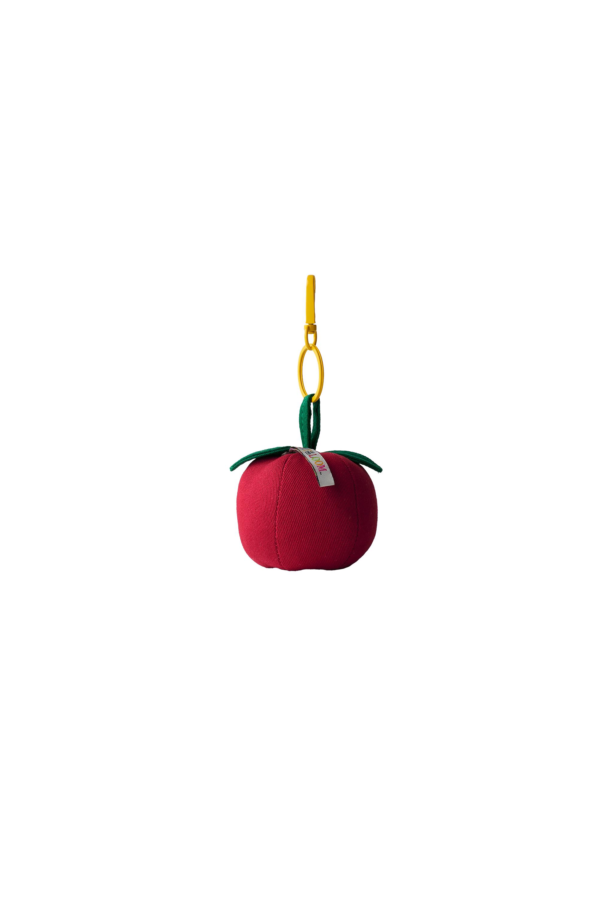 FRUIT OF THE LOOM™ APPLE CHARM KEY RING - Red | ZARA Curaçao / Curazao