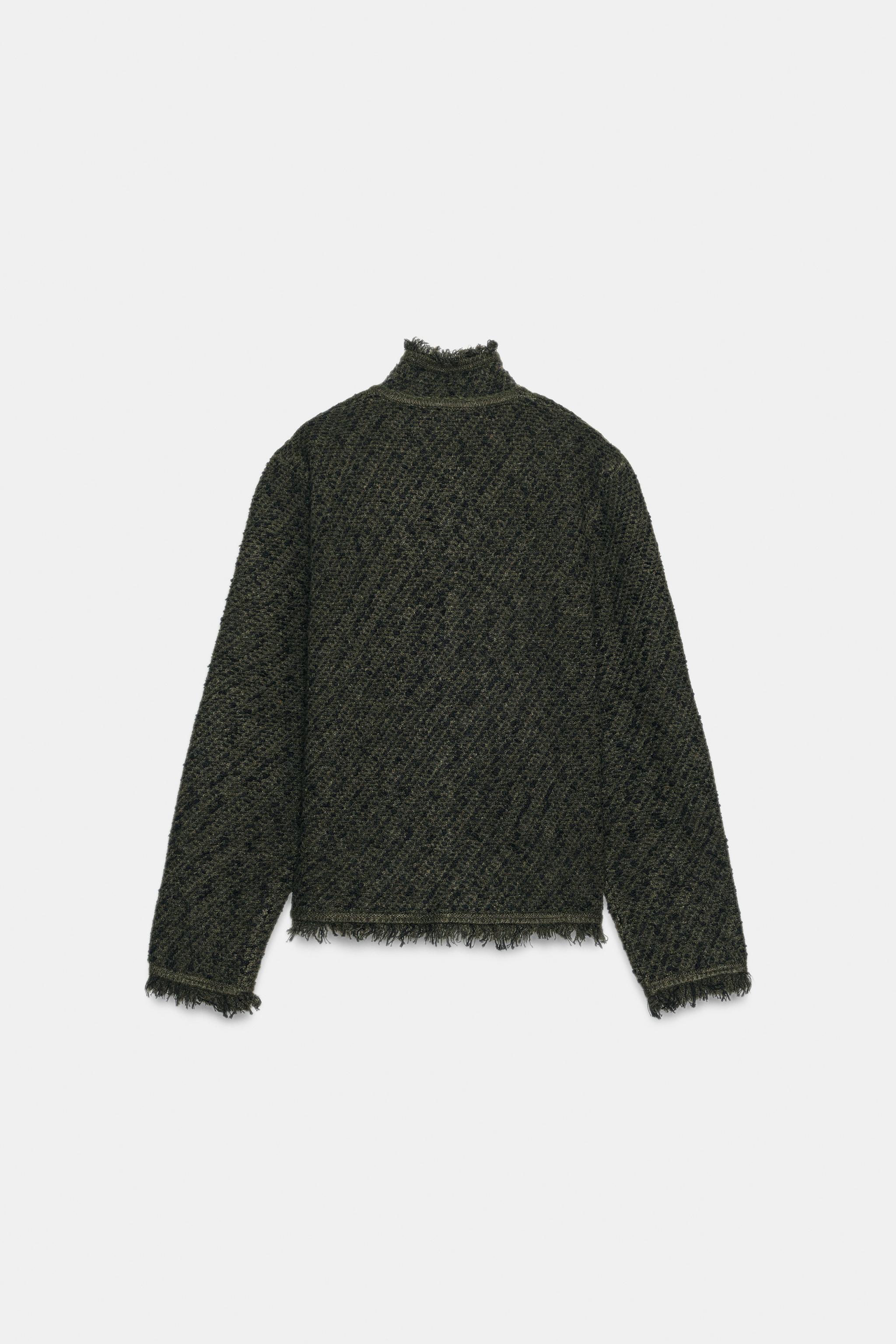 GILET EN MAILLE STRUCTURE EFFRANGÉ