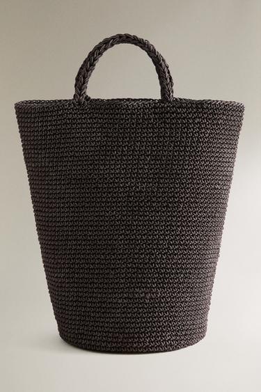 SAC EFFET TRESSÉ - Marron de Zara - Image 0