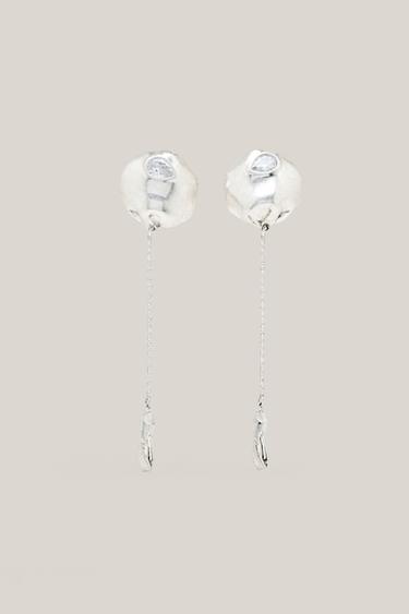 Pendientes brillo - LIMITED EDITION - Plata de Zara