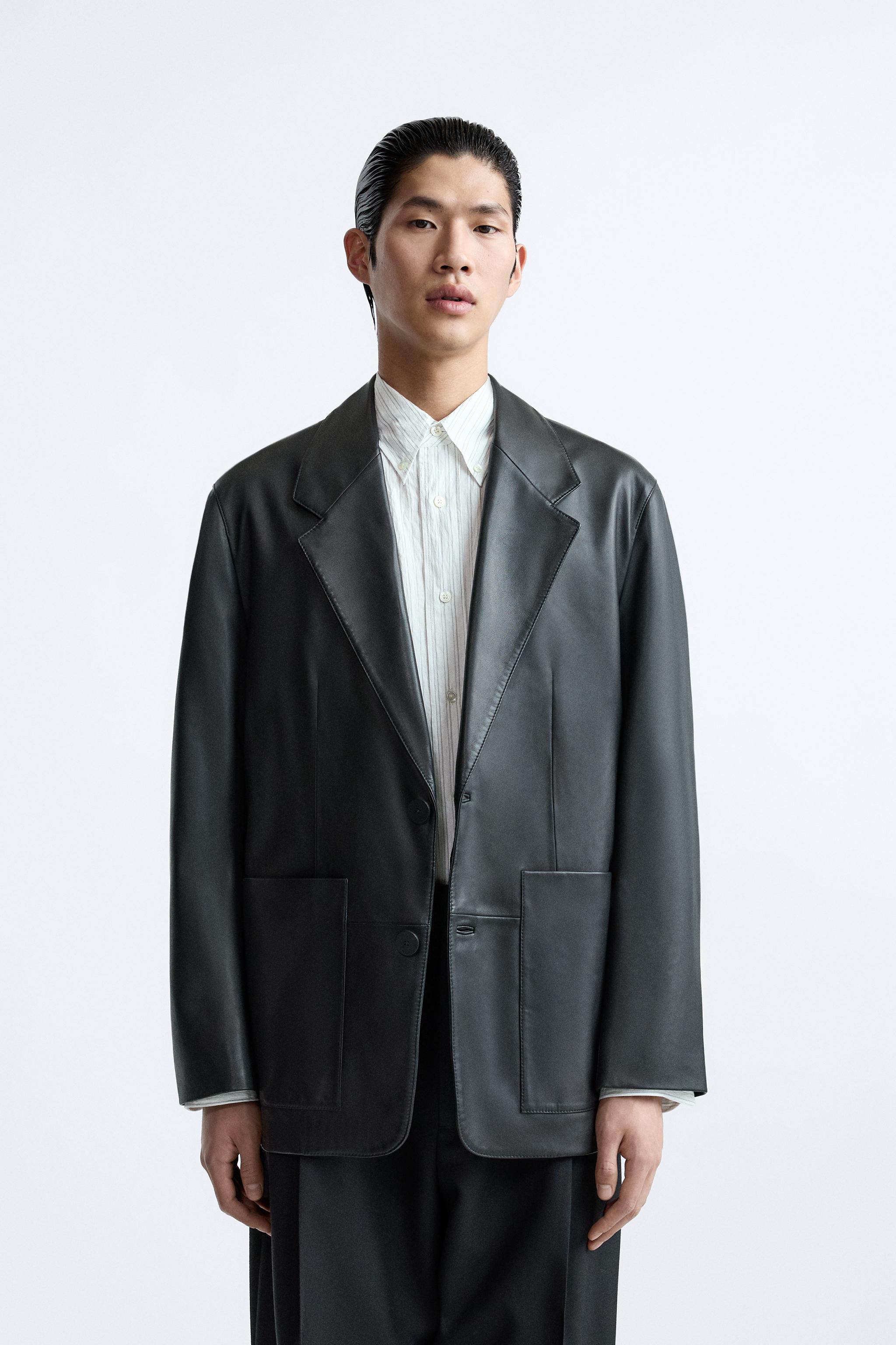 Zara velvet best sale jacket mens