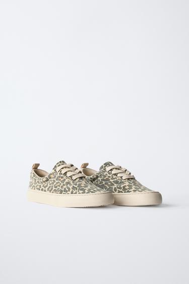 ANIMAL PRINT SNEAKERS - Multicoloured by Zara
