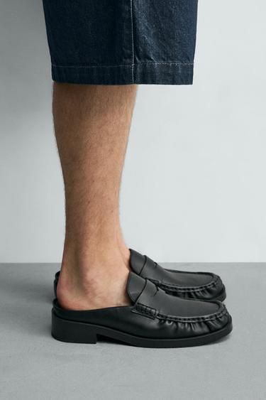 MOCASÍN DESTALONADO - Negro de Zara - Imagen 0