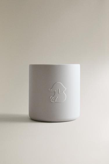 CHILDREN'S SILICONE ELEPHANT TUMBLER - Greyish by Zara