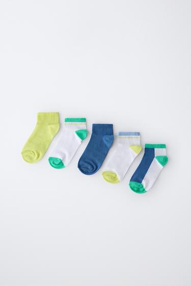5-PACK OF ANKLE SOCKS - Multicoloured by Zara - Image 3